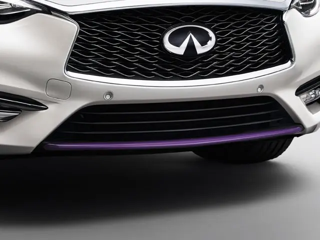 KE6105D020 - Exterior: Front Bumper Lip Finisher - Purple for Infiniti Image