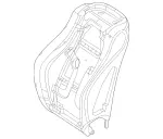 1679103106 - : Padding, Front Seat Backr for Mercedes-Benz Image