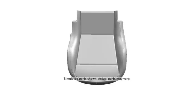 Jet Black Driver Seat Cushion Cover - GM (23257871)