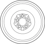 40300CD017 - : Wheel, Spare for INFINITI: G35, I35, M45, Q45 Image