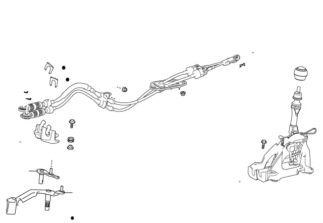 3382012K00 - : Shift Control Cable for Toyota Image