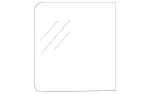 9066730309 - : Rear Glass for Mercedes-Benz: Sprinter 2500, Sprinter 3500 Image