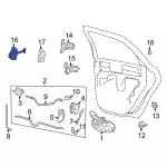 F8DZ5427204AA - Body: Check Arm for Ford: Taurus | Mercury: Sable Image