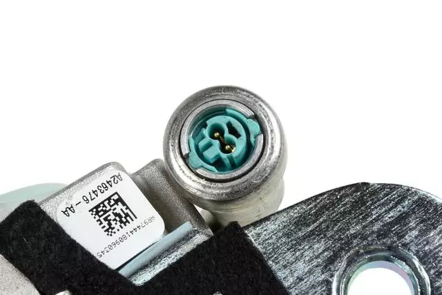 Black Passenger Seat Belt with Retractor and Pre-Tensioner - GM (19353923)