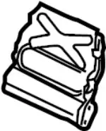 88301ZQ03A - Body: Cushion Frame for Infiniti Image