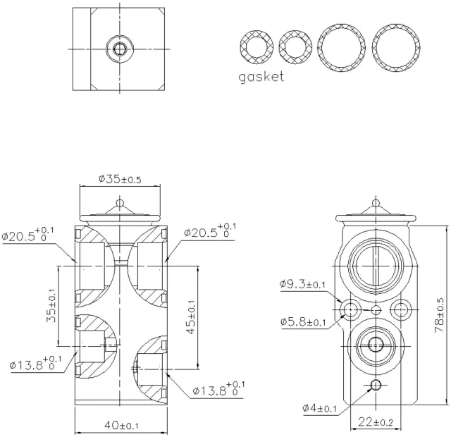 999422 - : Nissens A/C Expansion Valve for NISSENS Image