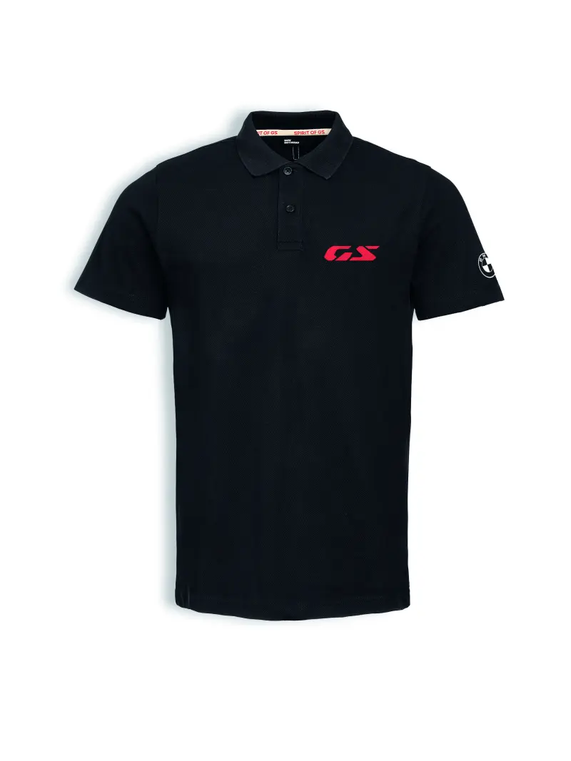 MENSPOLOSHIRTGSBLACK2025 - : Mens GS Polo Shirt for BMW-Motorrad Image