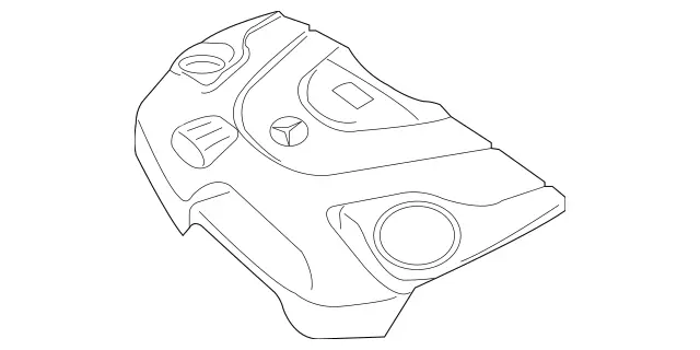 2730101867 - : Cover Hood for Mercedes-Benz: CL550, G550, SL550 Image