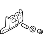 BL3Z15045E24BA - Body: Rear Trim Panel for Ford: F-150 Image