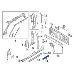 NL3Z1610129A - Body: Rocker Reinforced for Ford Image