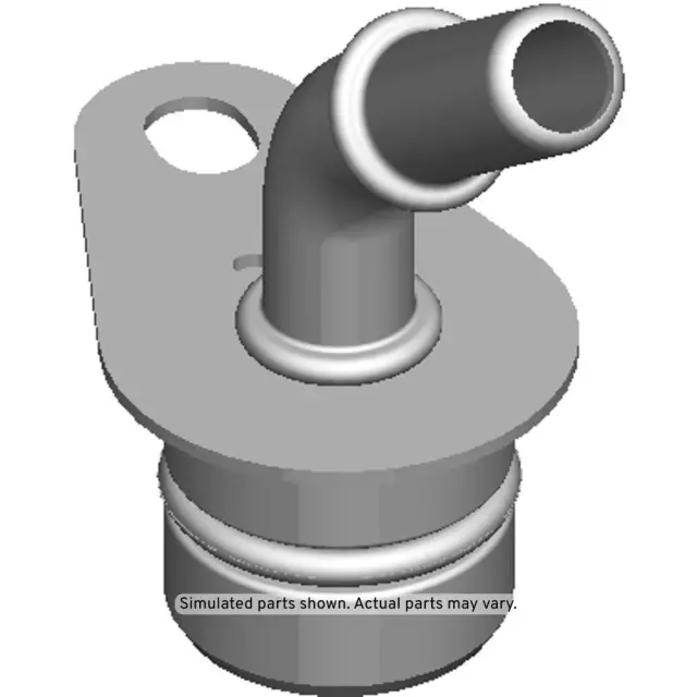 12635561 - : Positive Crankcase Ventilation (PCV) Hose Fitting for Buick: Envision, Regal Sportback, Regal TourX | Cadillac: ATS, CT6, CTS | Chevrolet: Camaro, Equinox, Malibu, Traverse | GMC: Terrain Image