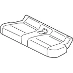 JC3Z2663805EA - : Cushion Cover for Ford: F-350 Super Duty Image