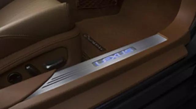 PT9441117120 - Exterior: Door Sills, Illuminated, Brushed Finish for Lexus: LC500, LC500h Image