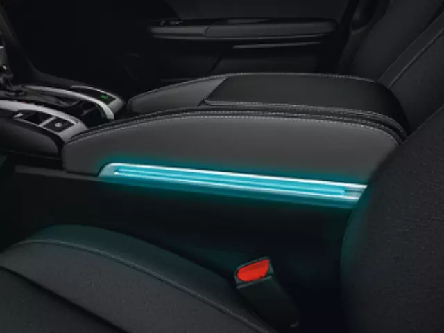 8E16TBA100A - Interior: 2019-2021 Honda Civic - Interior Illumination Armrest Blue for Honda: Civic Image