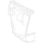 2046203700 - Cowl, Front Panel: Firewall for Mercedes-Benz Image