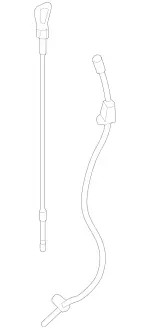 2760109810 - Engine: Guide Tube for Mercedes-Benz: CLS 400, E 400, E 450, SLC 43 AMG&amp;reg; Image image