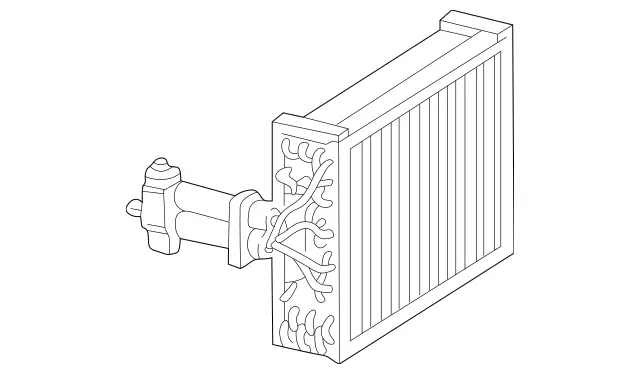 1708300258 - HVAC: Evaporator Core for Mercedes-Benz Image