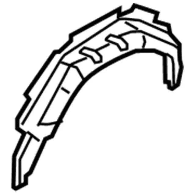 KK3Z6127887B - Body: Outer Wheelhouse for Ford: Transit-150, Transit-250, Transit-350, Transit-350 HD Image