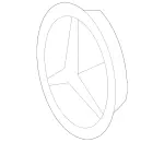 2138803307 - Bumper/Fender/Hood: Carrier for Mercedes-Benz: 300C, 300CD, C300, C43 AMG, C63 AMG S E Performance, CLE300, CLE450, CLE53 AMG, CLS450, CLS53 AMG, E43 AMG, E53 AMG Image