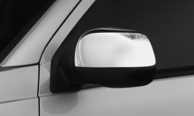 MZ569716EX - Exterior: Side Mirror Covers - W/O Turn Signal Chrome for Mitsubishi: Outlander, Outlander Sport Image
