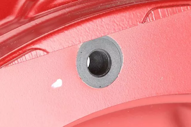 Red Front Driver Side Disc Brake Caliper Assembly - GM (84229175)