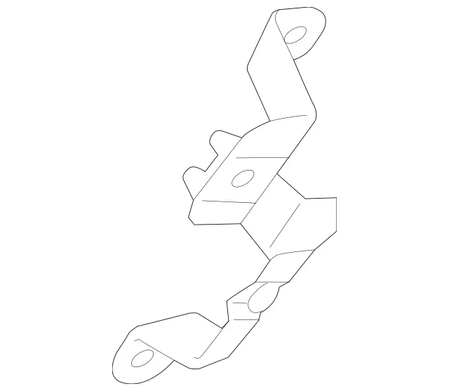 2760901641 - Radiator: Holder for Mercedes-Benz: C400, C43 AMG, C450 AMG, CLS400, E400, E43 AMG, E450, GL450, GLC43 AMG, GLE400, GLE43 AMG, GLE450 AMG, GLS450, ML400, S450 Image image