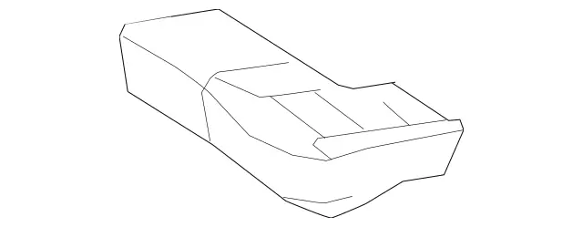 1649202150 - Rear Seat Bench: Padding for Mercedes-Benz: GL320, GL550 Image image