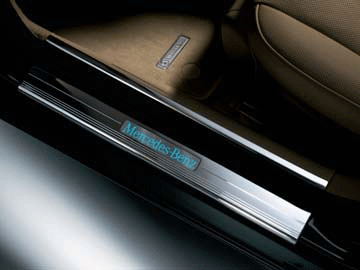 66890155 - Exterior: Illuminated Door Sill Panels for Mercedes-Benz: CLS500, CLS55 AMG, CLS550, CLS63 AMG Image