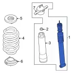 NZ6Z18125D - : Shock Absorber Assembly for Ford: Maverick Image