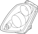 26015AC700 - : Headlamp Housing for Infiniti Image