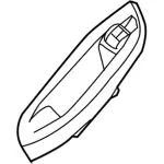 CV6Z14527AA - Body: Switch Bezel for Ford: Focus Image