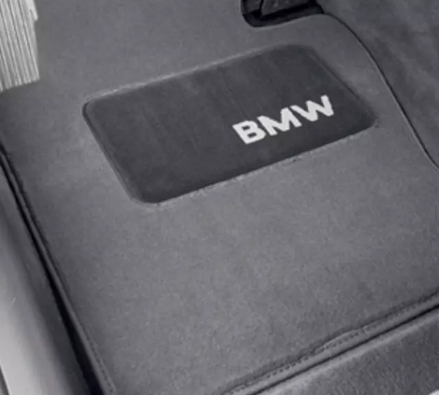 82112293539 - Interior: Carpeted Floor Mats With Bmw Lettering Heel for BMW: 328i, 335i, 335is, M3 Image