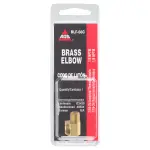 BLF66B - : Brass Elbow, Female (7/16-24 Inverted), Male (1/8-27 NPT), 1/bag for AGS Image