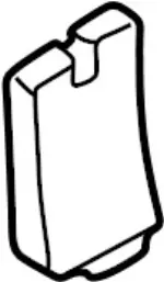 828592Y910 - Body: Pad for Infiniti Image