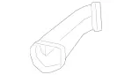 2178310646 - Body: Upper Duct for Mercedes-Benz Image