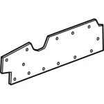 CK4Z6142410B - Body: Roof Trim for Ford Image