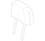 44797031009D88 - : Headrest for Mercedes-Benz Image