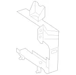 4635009400 - : Holder for Mercedes-Benz: G500, G550 Image