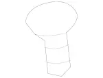 9902017 - Attachment Parts: Screw for Mercedes-Benz Image