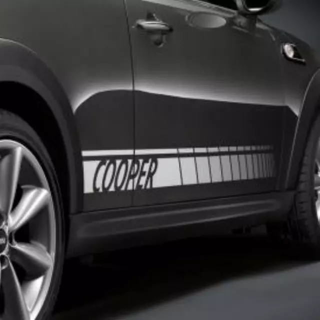 51142232622 - Body: Side Stripes - Silver for Mini Image