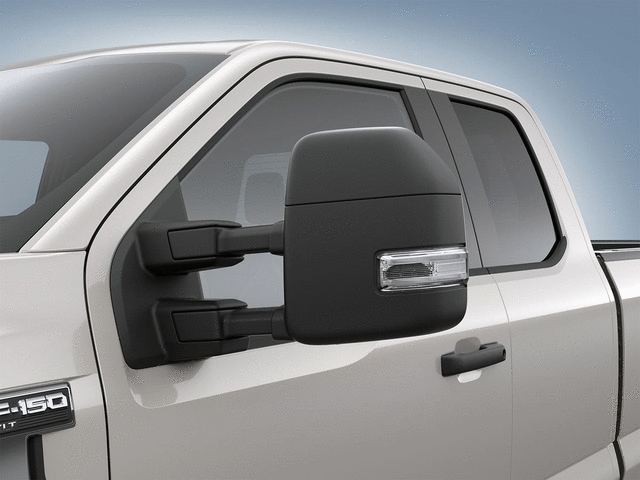 F150 Tow Mirrors - Heated Power Mirror, Manual Telescoping, Manual Fold, with BLIS, without 360 Camera - Ford (ML3Z-17696-BA)