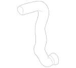 1635010182 - Radiator: Hose for Mercedes-Benz: ML320 Image