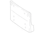 1178852900 - : License Plate Holder for Mercedes-Benz: CLA250 Image