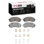 1551242301 - : DFC 5000 Advanced Brake Pads - Semi Metallic and Hardware Kit for DYNAMIC FRICTION Image