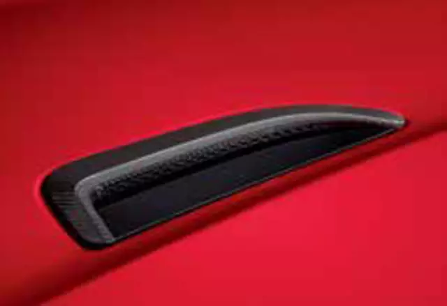 T2R15916 - Exterior: Hood Louvre - Gloss Black - Right Side - Awd for Jaguar Image