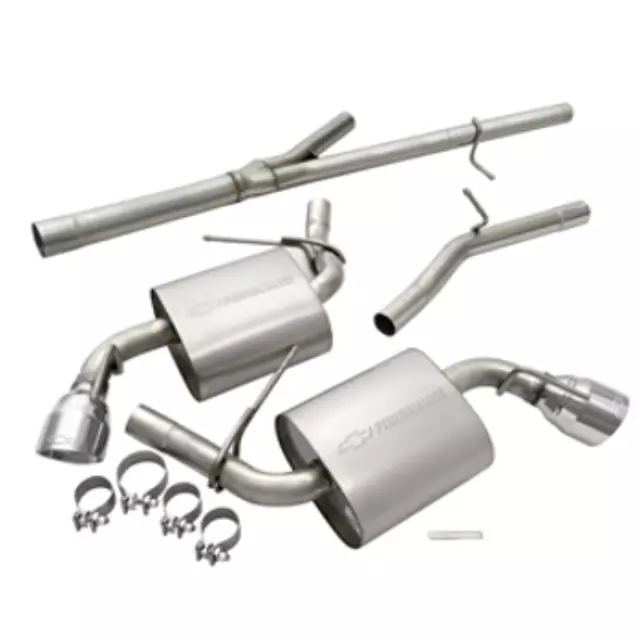 84578419 - : Cat-Back Dual Exit Exhaust Upgrade System With for GM Image