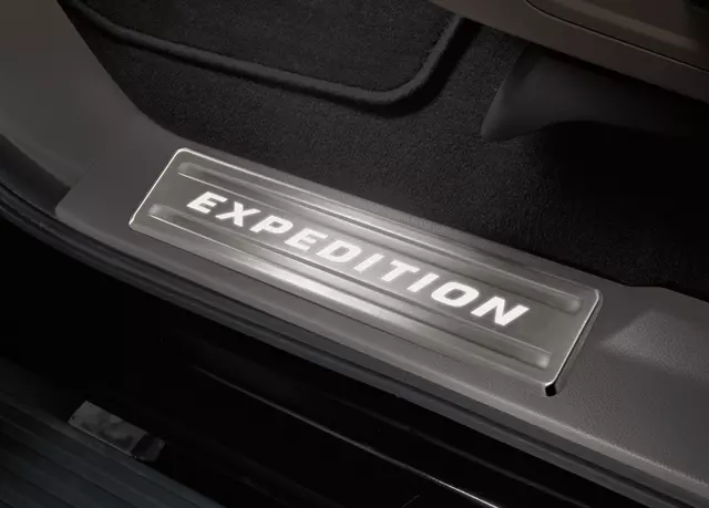 8L1Z78132A08A - Exterior: Illuminated Door Sills, Stainless Steel for Ford: Expedition Image