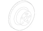 2304210912 - Brakes: Disc Brake Rotor Front for Mercedes-Benz: CLS55 AMG, SL55 AMG Image