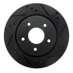 63367111R - : DFC Brake Rotor - Drilled and Slotted - Black for DYNAMIC FRICTION Image