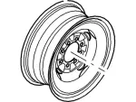 F8UZ1015BA - Suspension: Wheel for Ford: E-150, E-150 Club Wagon, E-150 Econoline, E-150 Econoline Club Wagon, E-250, E-250 Econoline, E-350 Club Wagon, E-350 Econoline, E-350 Econoline Club Wagon, E-350 Super Duty, E-450 Econoline Super Duty, E-450 Super Duty, Econoline Super Duty, F-150, F-250, F-250 HD, F-350, F-Super Duty Image